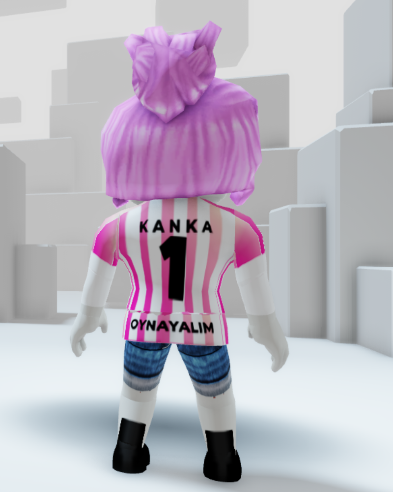 Kanka Oynayalım Resmi Forma - Pembe (Arka)